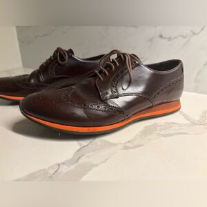 Prada men’s wingtip black 7 1/2
